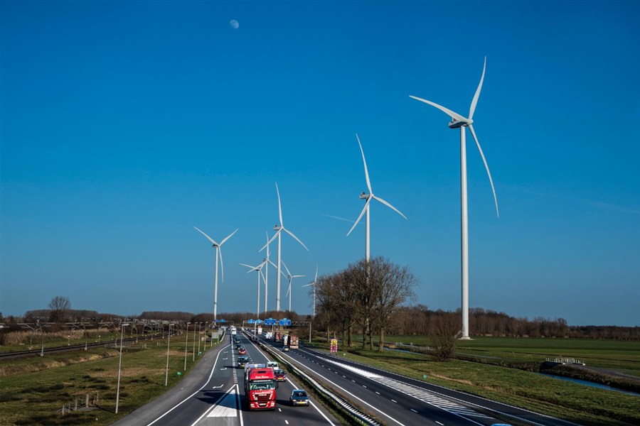 Bericht A1 bij Baarn weer in beeld voor windmolens bekijken